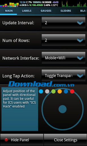 cập nhật thông tin hệ thống Cool Tool - system stats for Android