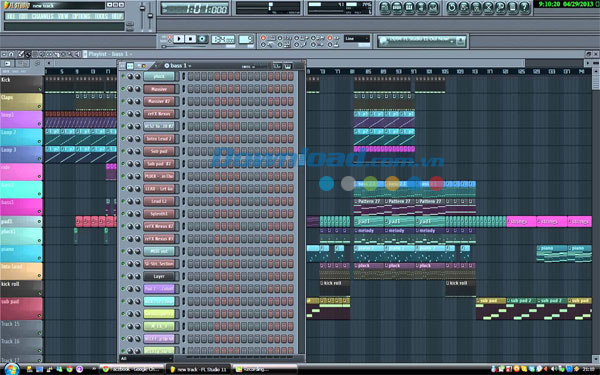 FL Studio 20.9.2 - Phần mềm sản xuất âm nhạc chuyên nghiệp hàng đầu hiện nay. https://st.download.com.vn/data/image/2013/Thang05/27/FL-Studio-3.jpg