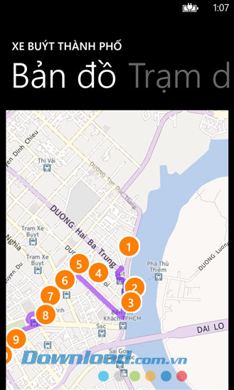 BusMap for Windows Phone