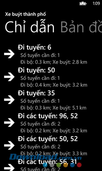 BusMap for Windows Phone