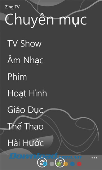 tvBox for Windows Phone