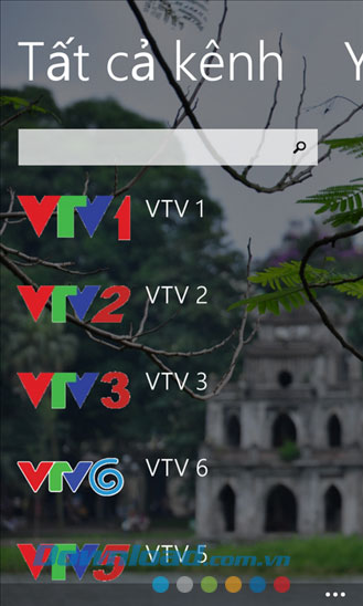 vnTV for Windows Phone