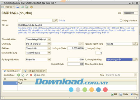 Sơ đồ quản lý bán hàng Ấn định giảm giá
