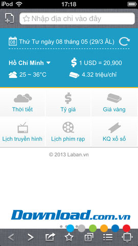 Laban browser for iOS