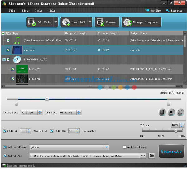 Aiseesoft iPhone Ringtone Maker