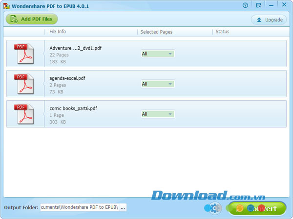 Wondershare PDF to EPUB Converter 