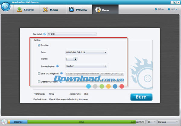 Wondershare DVD Creator