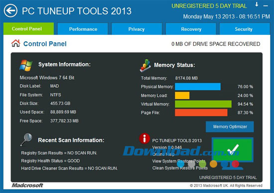 PC TuneUp Tools 2013