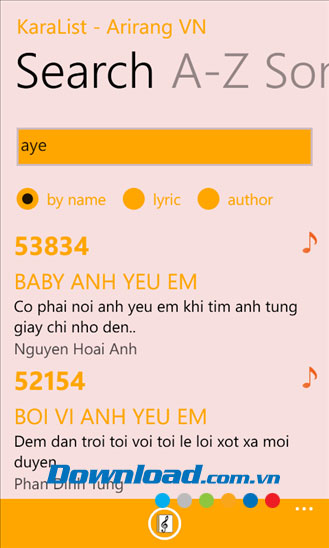 KaraList for Windows Phone