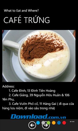 Hanoi Food for Windows Phone