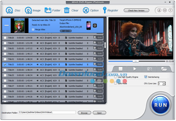 WinX DVD Ripper Platium