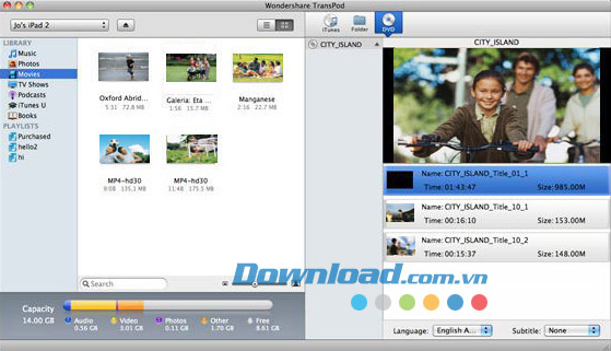 Wondershare TransPod for Mac 