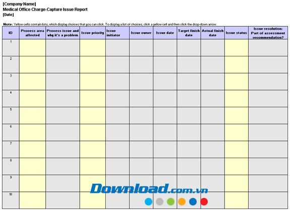 Báo cáo chi phí phòng mạch