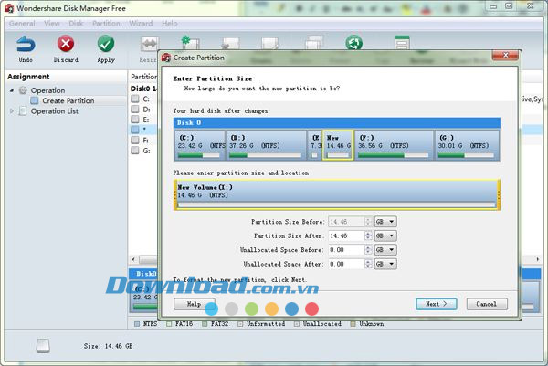 Wondershare Disk Manager Free