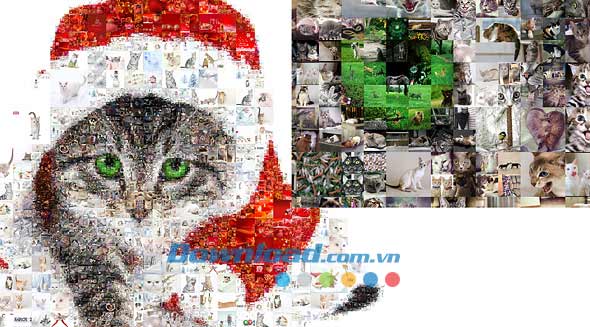 Chất lượng ảnh cao Artensoft Photo Collage Maker