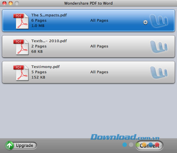 Wondershare PDF to Word for Mac