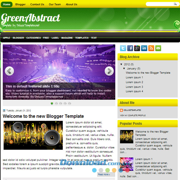 GreenAbstract