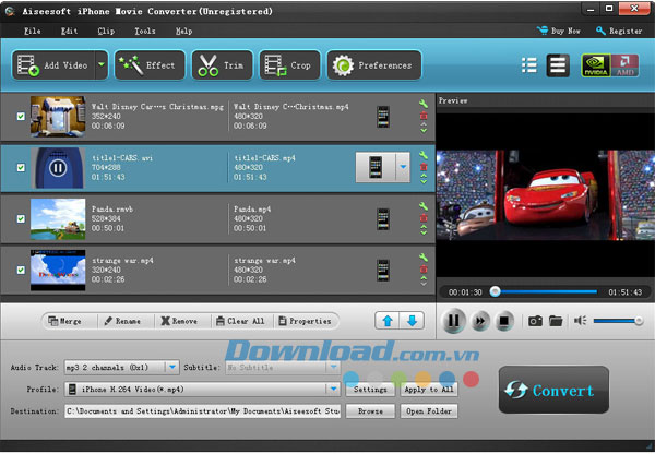Aiseesoft iPhone Movie Converter