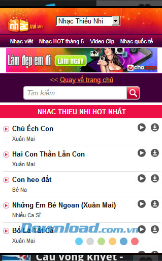 Nhạc thiếu nhi for Android