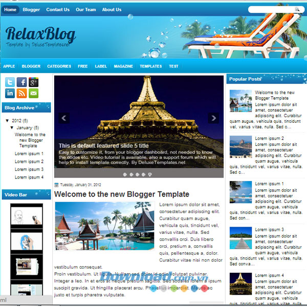 RelaxBlog