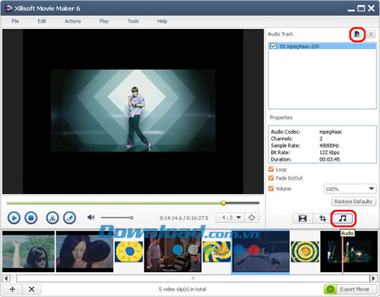 Xilisoft Movie Maker