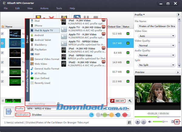 Xilisoft MP4 Converter