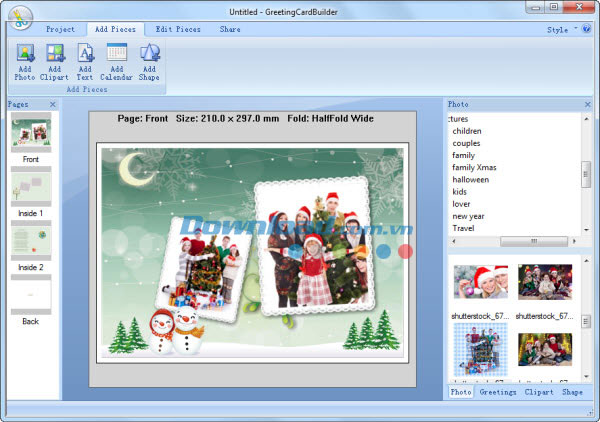 Greeting Card Builder