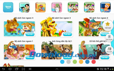 Giao diện truyện ấn tượng Sách giáo dục trẻ em Terrabook for Android