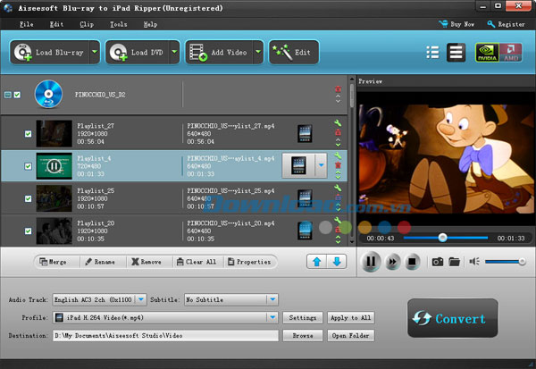 Aiseesoft Blu-ray to iPad Ripper