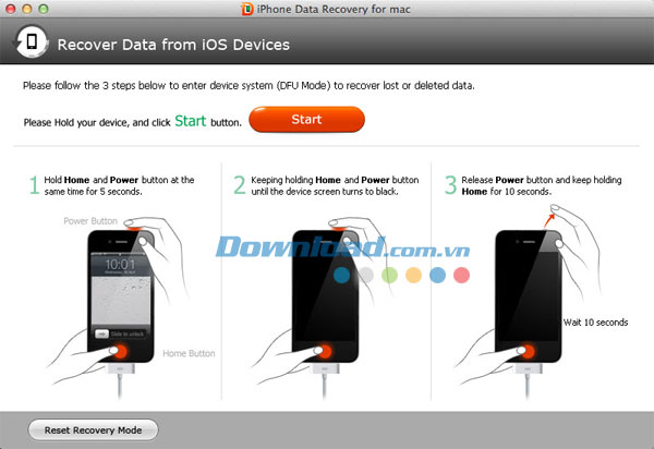 Tenorshare iPhone Data Recovery for Mac