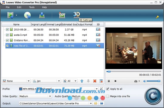 Leawo Video Converter Pro 