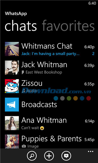 WhatsApp for Windows Phone