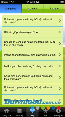 Nhật ký mặt trời bé thơ for iOS