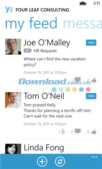 Yammer for Windows Phone