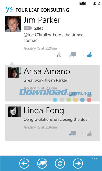Yammer for Windows Phone