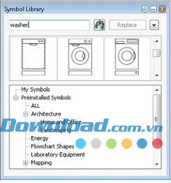 Bộ sưu tập Symbol Library Canvas