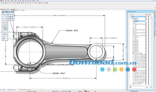 Giao diện chính Canvas