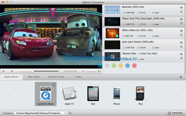 Ephnic Video Converter for Mac