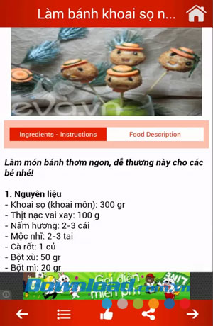 Món ngon cho bé for Android