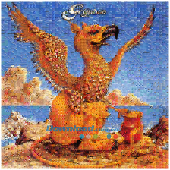 Tạo ảnh ghép mảnh tuyệt đẹp Mosaizer Pro