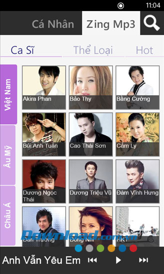 Zing Mp3 for Windows Phone