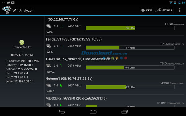 Wifi Analyzer for Android