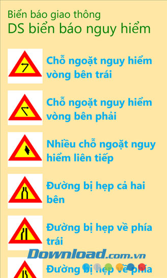 Biển báo giao thông for Windows Phone