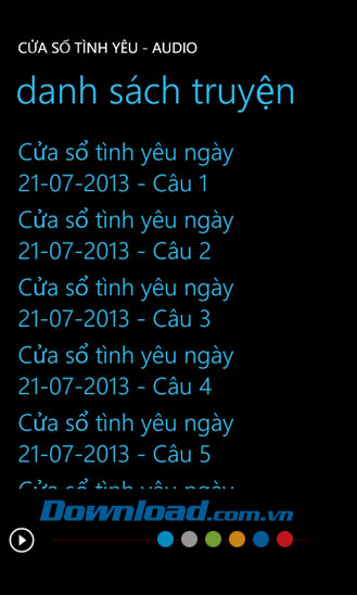 Cửa sổ tình yêu for Windows Phone