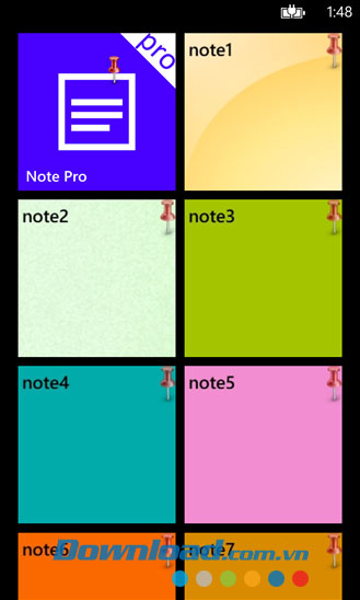 Ghi chú Pro for Windows Phone
