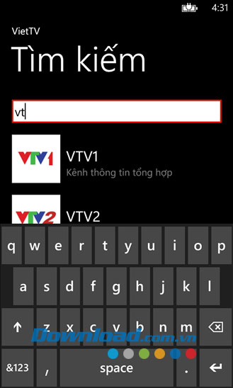 VietTV for Windows Phone