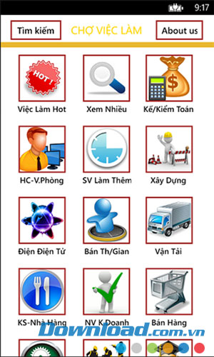 Chợ việc làm for Windows Phone