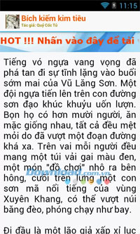 Bích kiếm kim tiêu foe Android