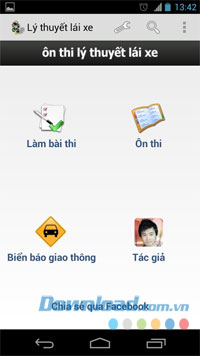 450 câu lý thuyết sát hạch ôtô Thi bang lai oto For Android