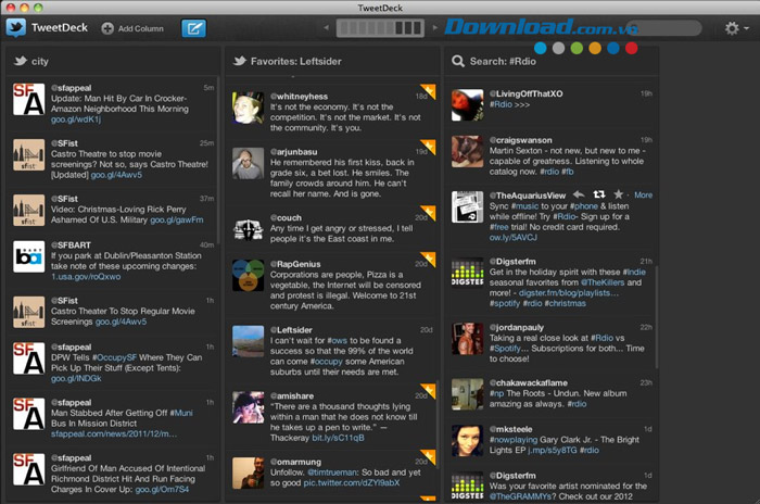TweetDeck phiên bản mới nhất
